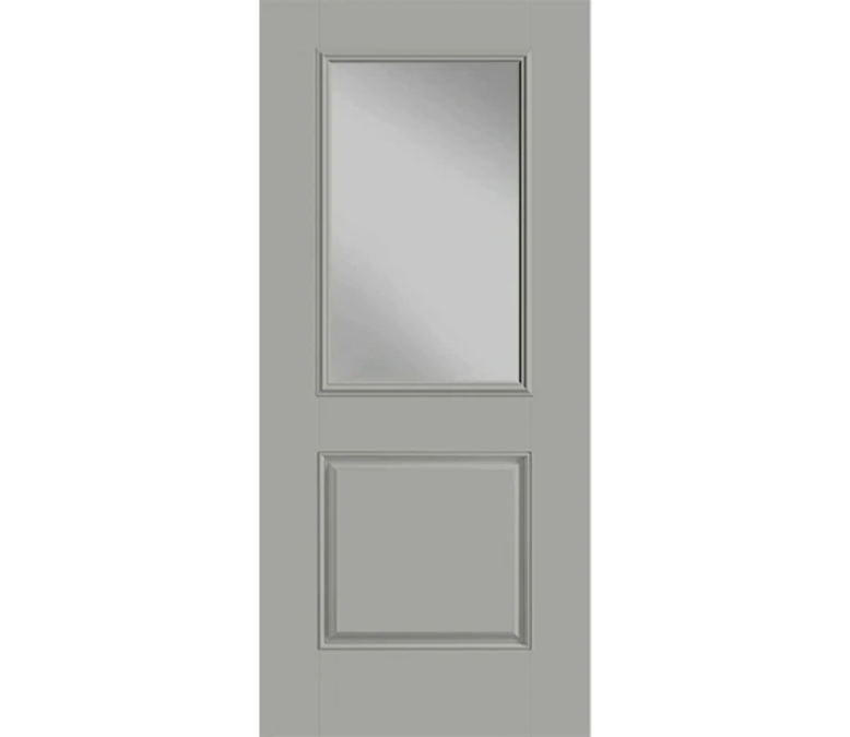 Sioux Falls One Half Light 1 Panel Fiberglass Entry Door