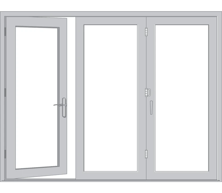 Sioux Falls Pella Architect Reserve Series Contemporary Bifold Patio Door